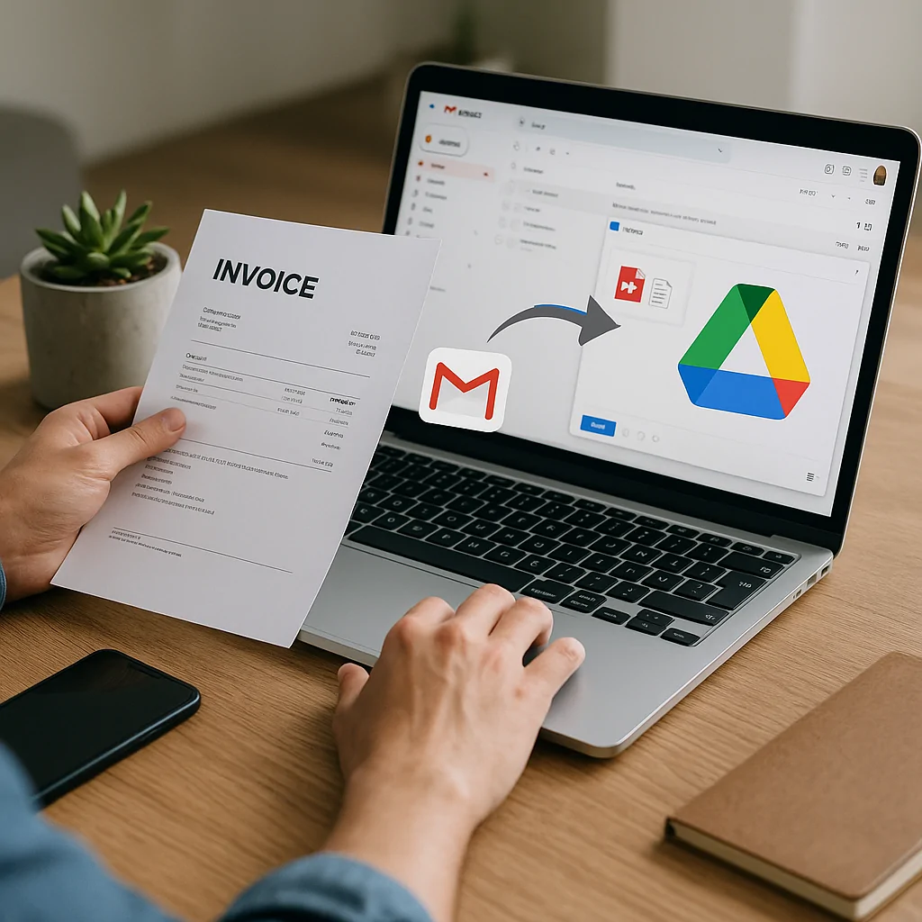 איסוף חשבוניות מהמייל ל‑Google Drive אוטומטית ב‑2026: מדריך מעשי צעד‑אחר‑צעד