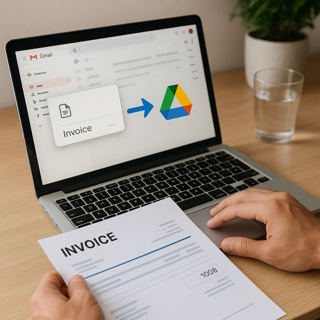 איסוף חשבוניות מהמייל ל‑Google Drive אוטומטית ב‑2026: מדריך מעשי צעד‑אחר‑צעד
