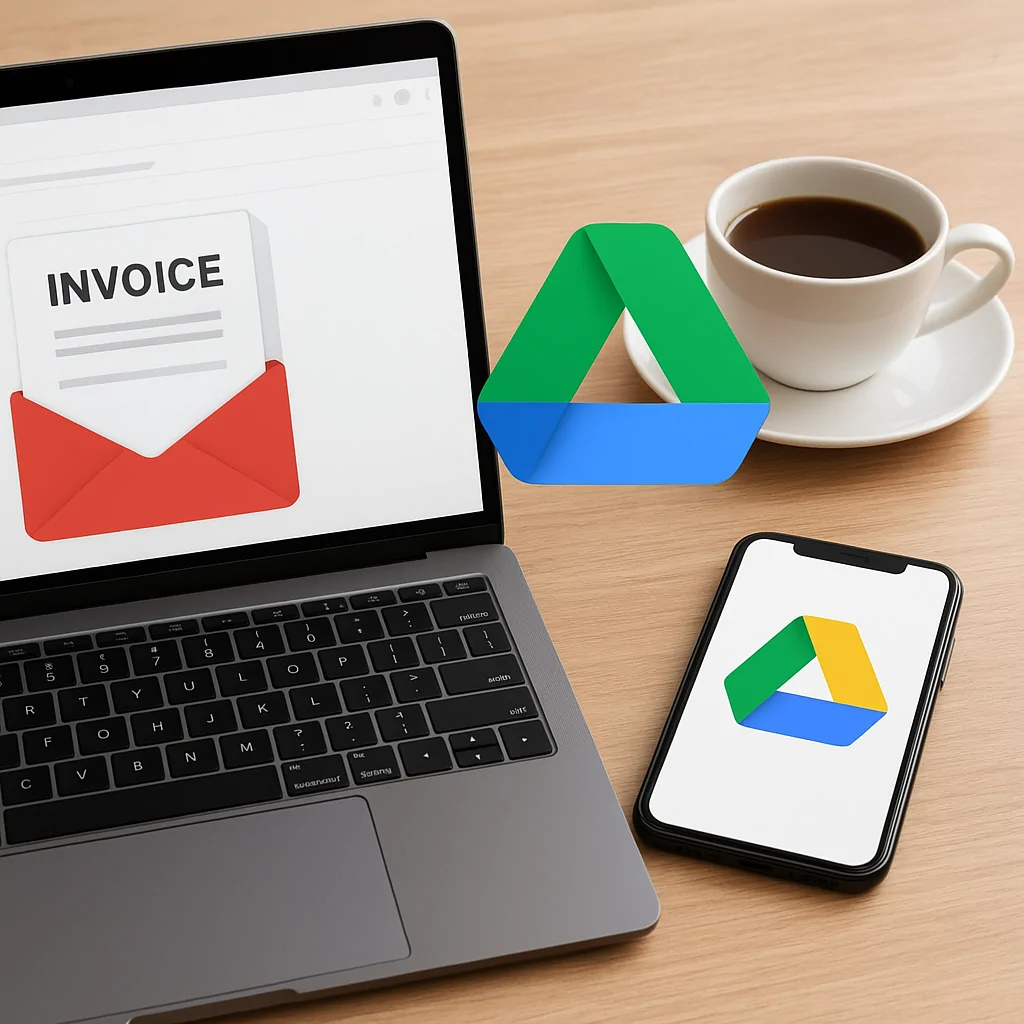 איסוף חשבוניות מהמייל ל‑Google Drive ב‑2026: המדריך המעשי לאוטומציה של חשבוניות בג'ימייל