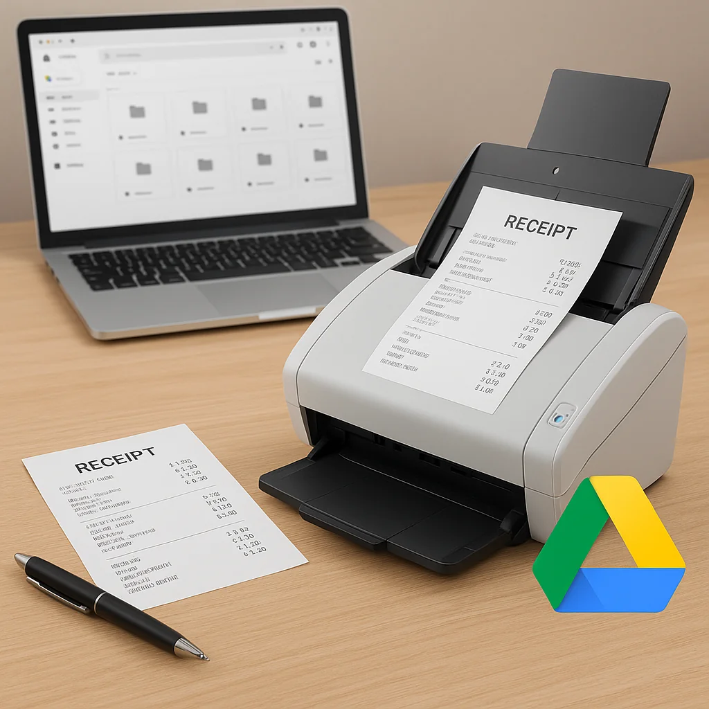 Step-by-Step Guide: Set Up a Receipt Scanner Workflow with Google Drive